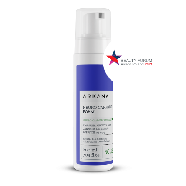 Kanabisowa neuro-pianka do mycia dla skór zestresowanych i dysfunkcyjnych 200 ml
